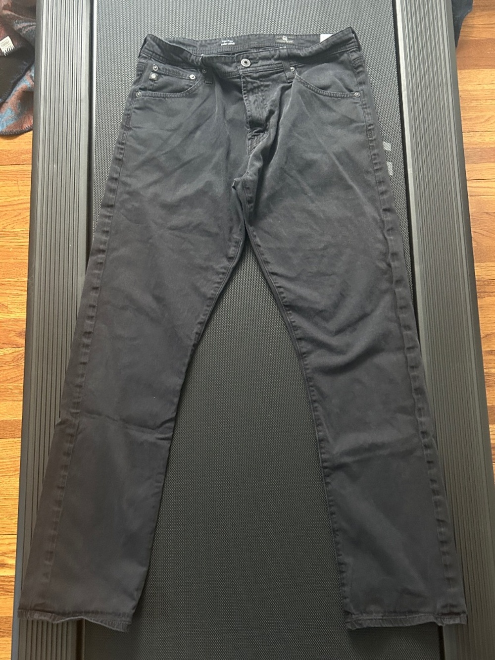 AG Mens The Ives Modern Athletic Jeans Black
